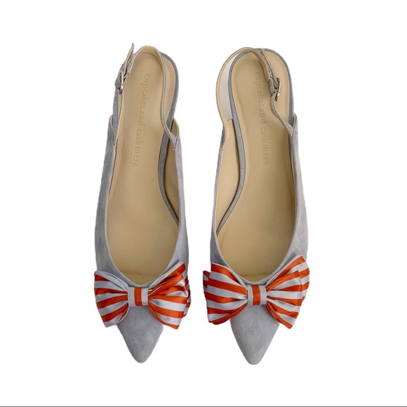 Cupcakes & Cashmere NWOB Jevlyn Suede Slingbacks - Picture 4 of 9